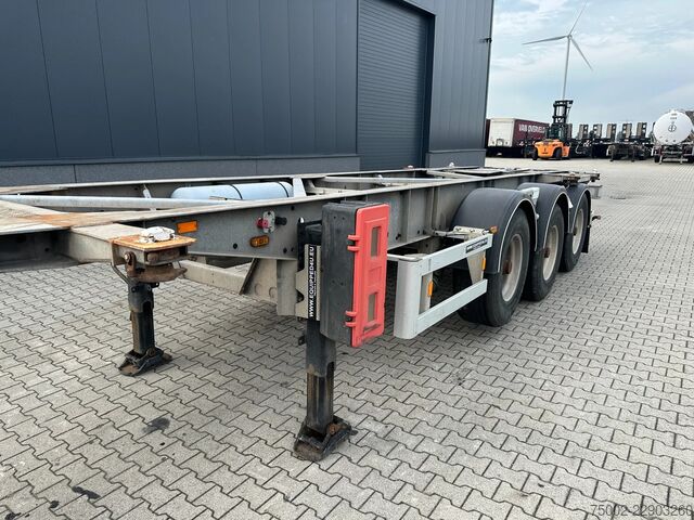 Trasporto di container Van Hool 20FT/30FT ADR CHASSIS / galvanized / BPW DRUM /...