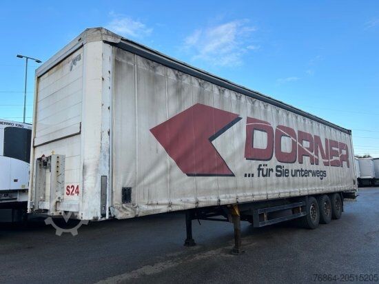 Otevřený návěs s plachtou SCHMITZ SO1, GETRäNKEAUFLIEGER ORTEN SAFE SERVER,  LIFTACHSE, EDSCHA-VERDECK