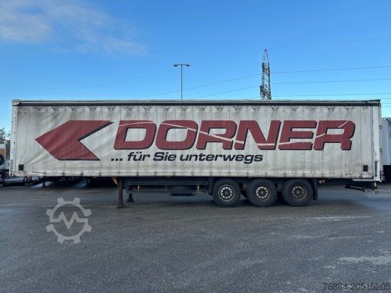 Otevřený návěs s plachtou SCHMITZ SO1, GETRäNKEAUFLIEGER ORTEN SAFE SERVER, LIFTACHSE, EDSCHA-VERDECK