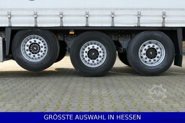 Otevřený návěs s plachtou SCHMITZ CARGOBULL Liftachse Palettenkasten EX/II ¤289.-m