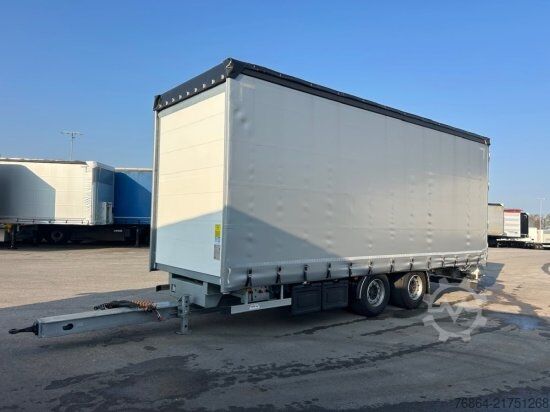 Platós teherautó ponyvával MAN TGX 26.480 6X2, PRITSCHE-PLANE JUMBO-ZUG, H&W TANDEM