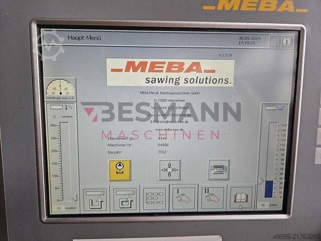 Scie à ruban à métaux entièrement automatique MEBA MEBAmat 434