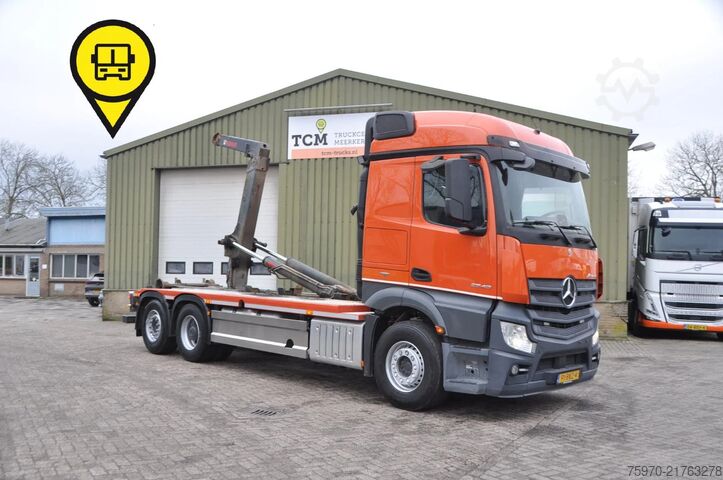 Sistem ruku kuke Mercedes-Benz Actros 2548 6X2 + HIAB MULTILIFT HAAKARM 21T