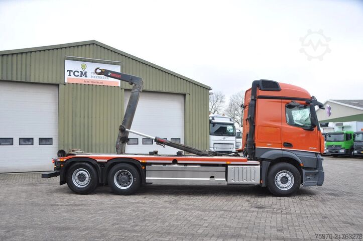 Sistem ruku kuke Mercedes-Benz Actros 2548 6X2 + HIAB MULTILIFT HAAKARM 21T