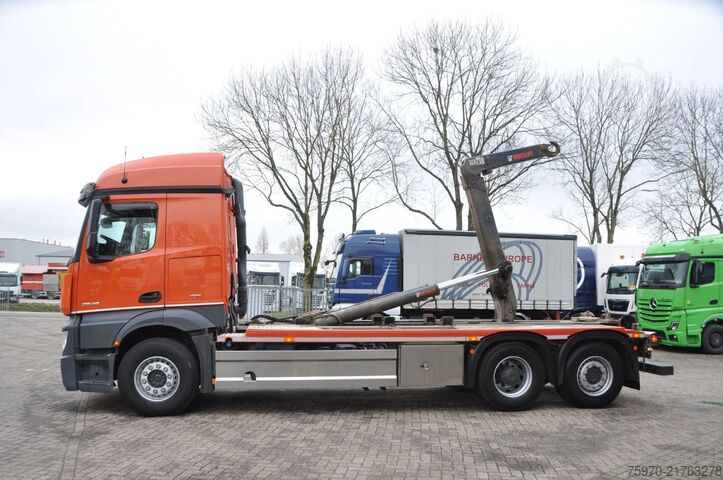 Sistem ruku kuke Mercedes-Benz Actros 2548 6X2 + HIAB MULTILIFT HAAKARM 21T