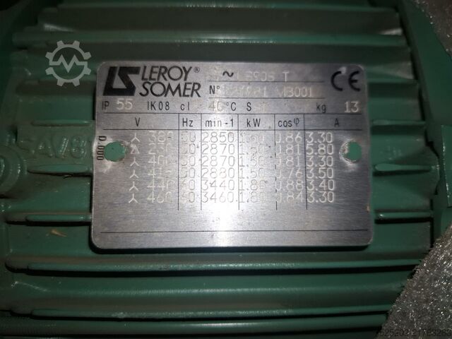 Elektromotor Leroy Somer assortiment motoren