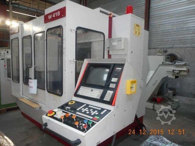 Pionowe centrum obróbcze WILLEMIN MACODEL W 418