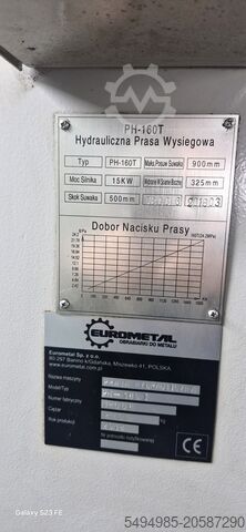 Presă hidraulică EUROMETAL PH-160 T