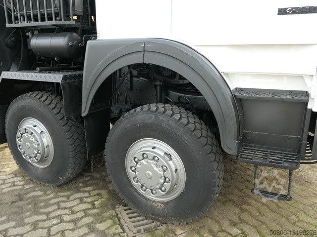 Camion plateau MAN 34.440 8x8, Allrad, Kran, 2x Seilwinde, 2x AHK
