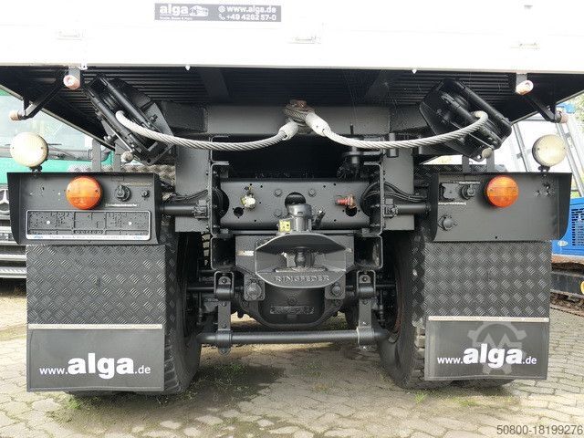 Camion plateau MAN 34.440 8x8, Allrad, Kran, 2x Seilwinde, 2x AHK