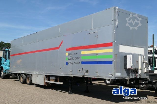 Car carrying semitrailer Wiese, Autotransporter, Motorsport, Oldtimer