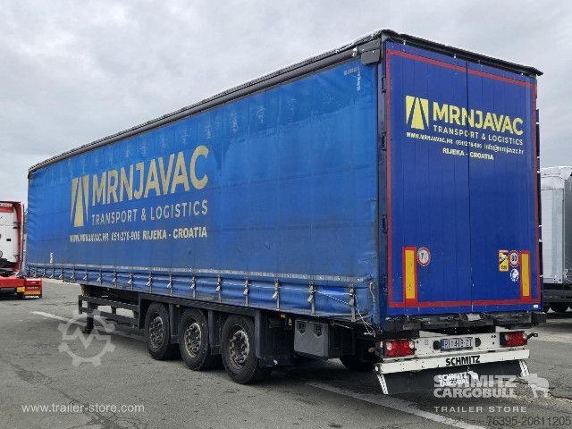 Open oplegger met zeil Schmitz Cargobull Semitrailer Curtainsider Varios