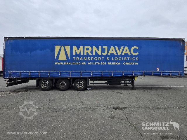 Open oplegger met zeil Schmitz Cargobull Semitrailer Curtainsider Varios