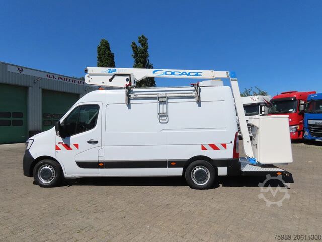 Hefplatform Renault Master 10,5 m, 3 seats, 3500 kg, euro6