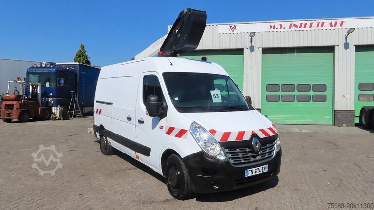Hefplatform Renault Master 10,5 m,3 SEATS, KLUBB, 3500 kg, euro6