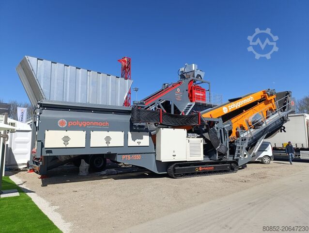 Kruszarka do betonu Polygonmach PTC300  track cone crusher HP300