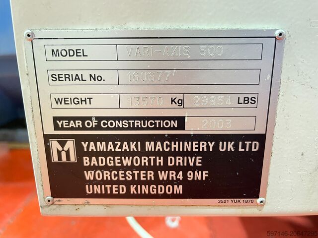 Univerzální obráběcí centrum Mazak VARIAXIS 500-5X