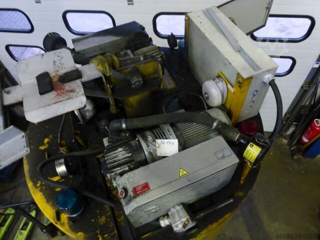 Vacuüm-hefapparaat voor papierrollen; vacuümheffer voor de papierindustrie, vacuümpomp, vacuümverdic NAGRON AEROLIFT - RIETSCHLE R96-20 - VCE 100