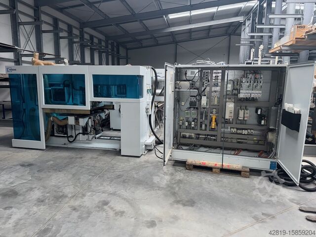 Bearbetningscenter med genomloppsmatning Weeke BHX500