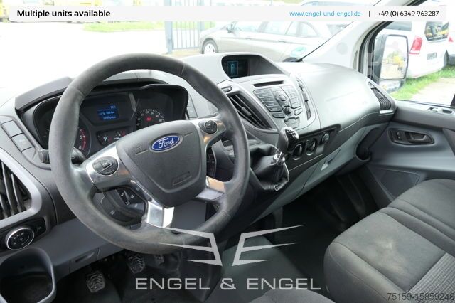 Kassevogn ford Transit Custom 2,2l TDCI L1H1 KLIMA SORTIMO CoC WERKSTATT EURO-5 3-SITZER 6-GANG