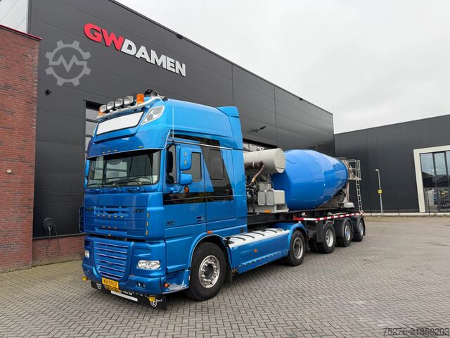 Standaard-SZM DAF XF 105 460 + Mixeroplegger 14 M3 met Motor
