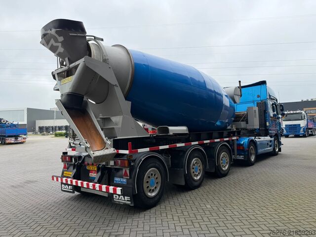 Standaard-SZM DAF XF 105 460 + Mixeroplegger 14 M3 met Motor