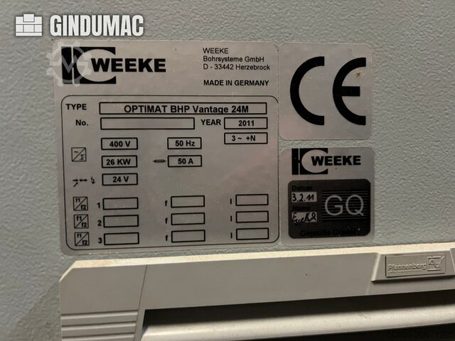 CNC-bearbejdningscenter Weeke Optimat BHP Vantage 24M