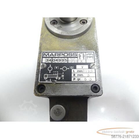 Component Marposs 3404995660 / 3404995 Messtaster SN: 09T01002 - Kabellänge: 7,5m