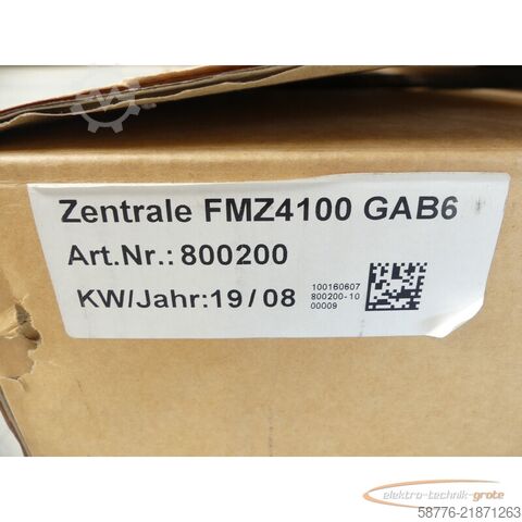 Komponent  Minimax Minimax FMZ 4100 GAB 6 SN: 800200 --