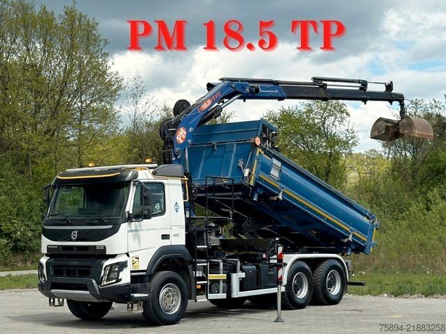 Billenő teherautó VOLVO FMX 410 Kipper 5,00m *PM 18.5 TP/FUNK *6x4