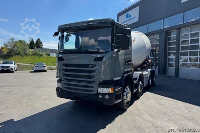 Concrete mixer truck SCANIA G450 8x4 SWS Mischer/Kipper