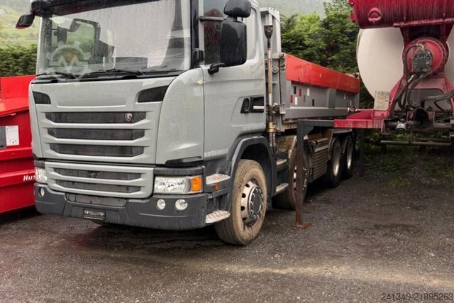 Concrete mixer truck SCANIA G450 8x4 SWS Mischer/Kipper