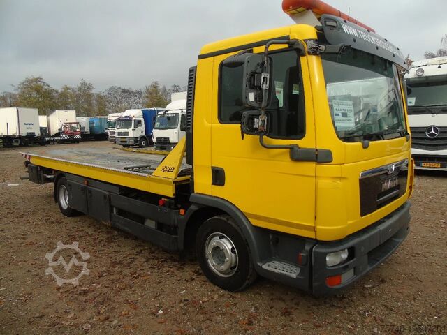 Autotransporter MAN TGL 8.180 + winch + MANUAL + EURO 5 + system wo...