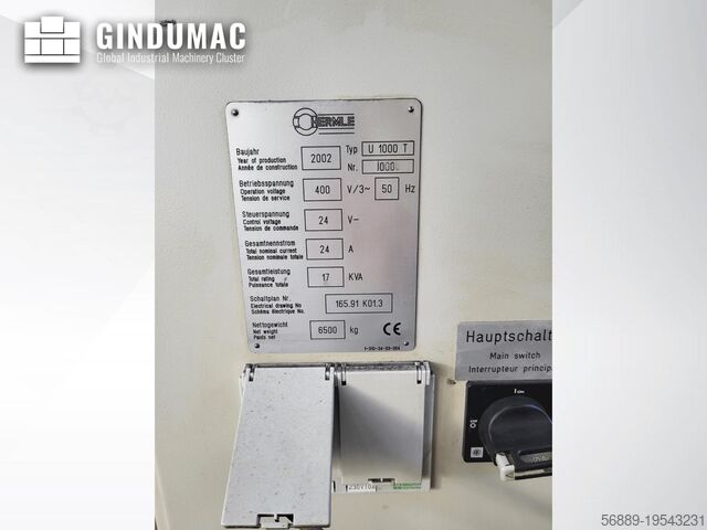 Centre d'usinage universel HERMLE U1000T