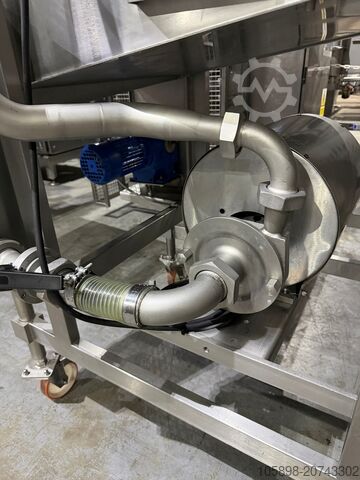 600 mm enrober za prelivanje sa pumpom za teške uslove rada. GEA CFS WetCoater 600