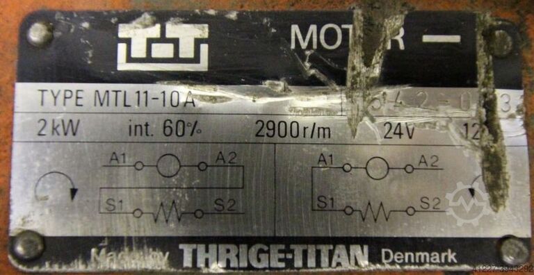 Electric motor for electric forklifts 24 V Thrige Titan MTL11-10A