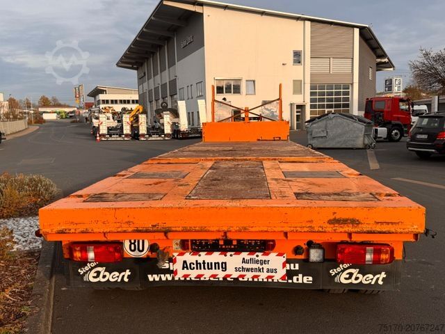 Reboque de plataforma rebaixada DINKEL DSAFA 36000 Schräglader/Tieflader 2x Lenkachse