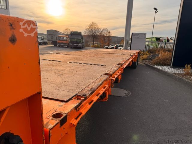 Reboque de plataforma rebaixada DINKEL DSAFA 36000 Schräglader/Tieflader 2x Lenkachse