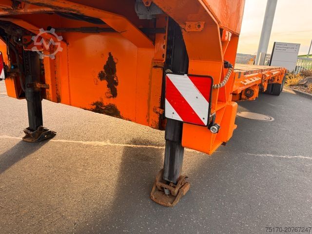 Reboque de plataforma rebaixada DINKEL DSAFA 36000 Schräglader/Tieflader 2x Lenkachse