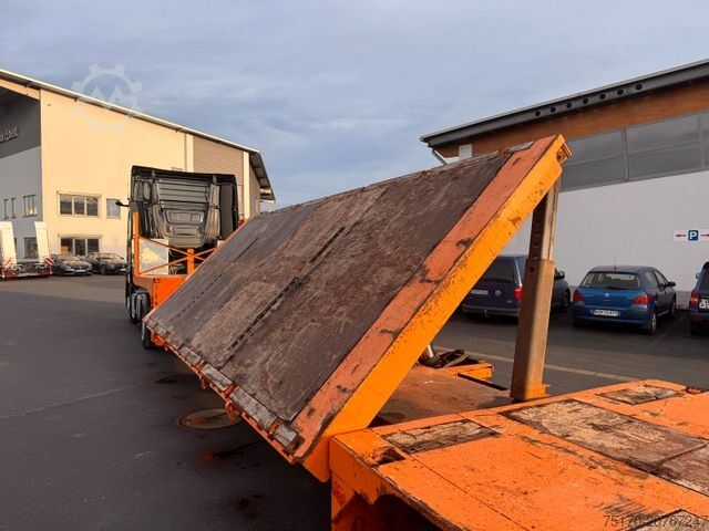 Reboque de plataforma rebaixada DINKEL DSAFA 36000 Schräglader/Tieflader 2x Lenkachse