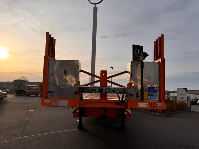 Reboque de plataforma rebaixada DINKEL DSAFA 36000 Schräglader/Tieflader 2x Lenkachse
