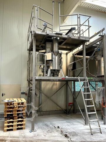 Verticale tweeassige menger Amixon HM 400 + Untergestell