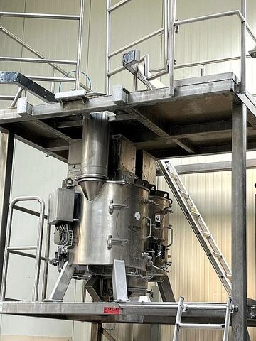 Verticale tweeassige menger Amixon HM 400 + Untergestell