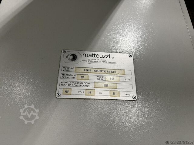 Automatisk horisontal dæksliber Matteuzzi RRM45-1