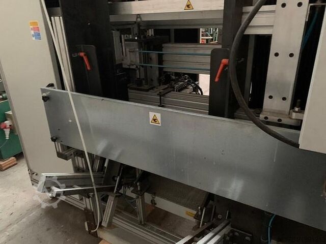 Schleif- / Hobelmaschine für Elemente, elektronisch, mit automatischer Be- und Entladung, Marke Prom Promac BIPLANE 1200