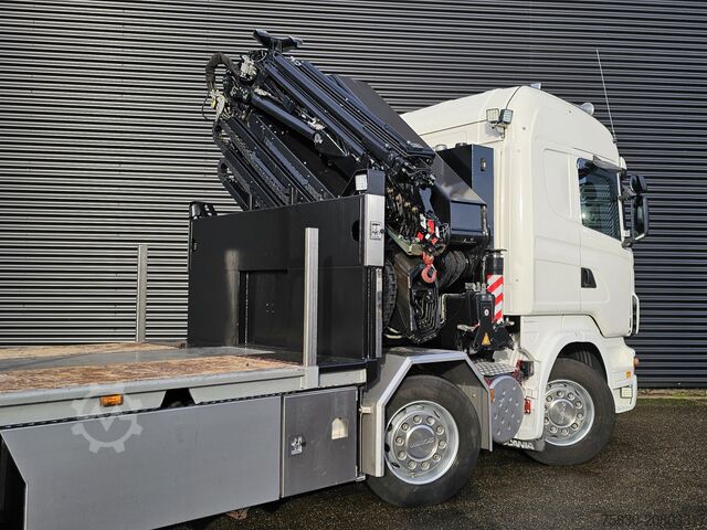Crane truck Scania R480 8X2 / HMF 60 t/m + JIB / RETARDER