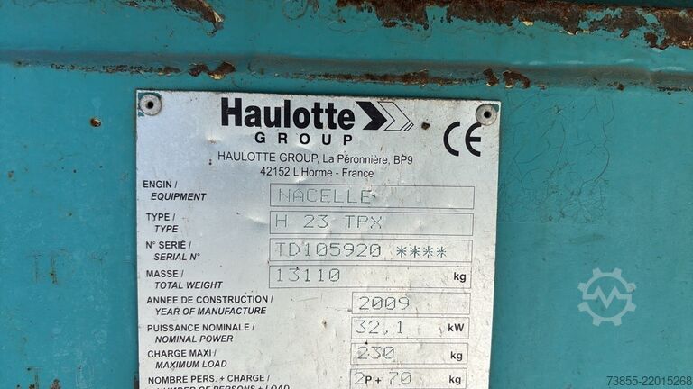 Sollevatore a braccio telescopico Haulotte H 23 Tpx