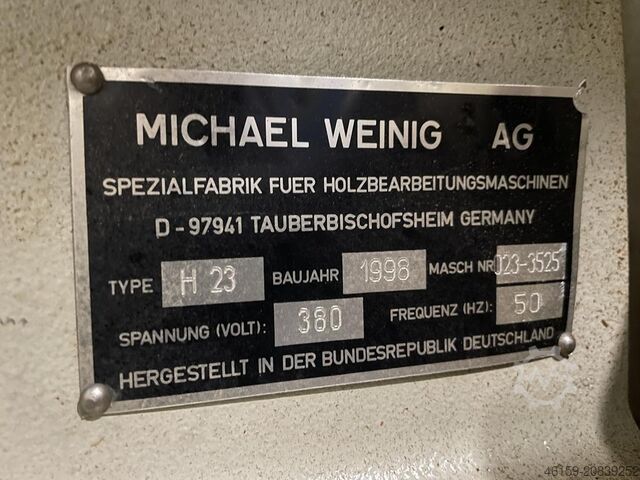 Hyvelmaskin WEINIG HYDROMAT  (8 spindle)