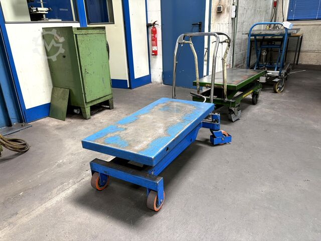 Parti af højdejusterbare platformvogne Platform Carts Height-adjustable