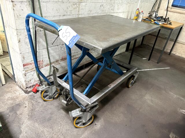 Parti af højdejusterbare platformvogne Platform Carts Height-adjustable